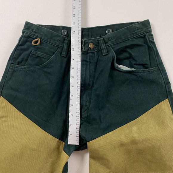 Vintage Wrangler Briar Brush Double Knee Pants 32 x 32 Fits 30 x 32 Green - Picture 9 of 12